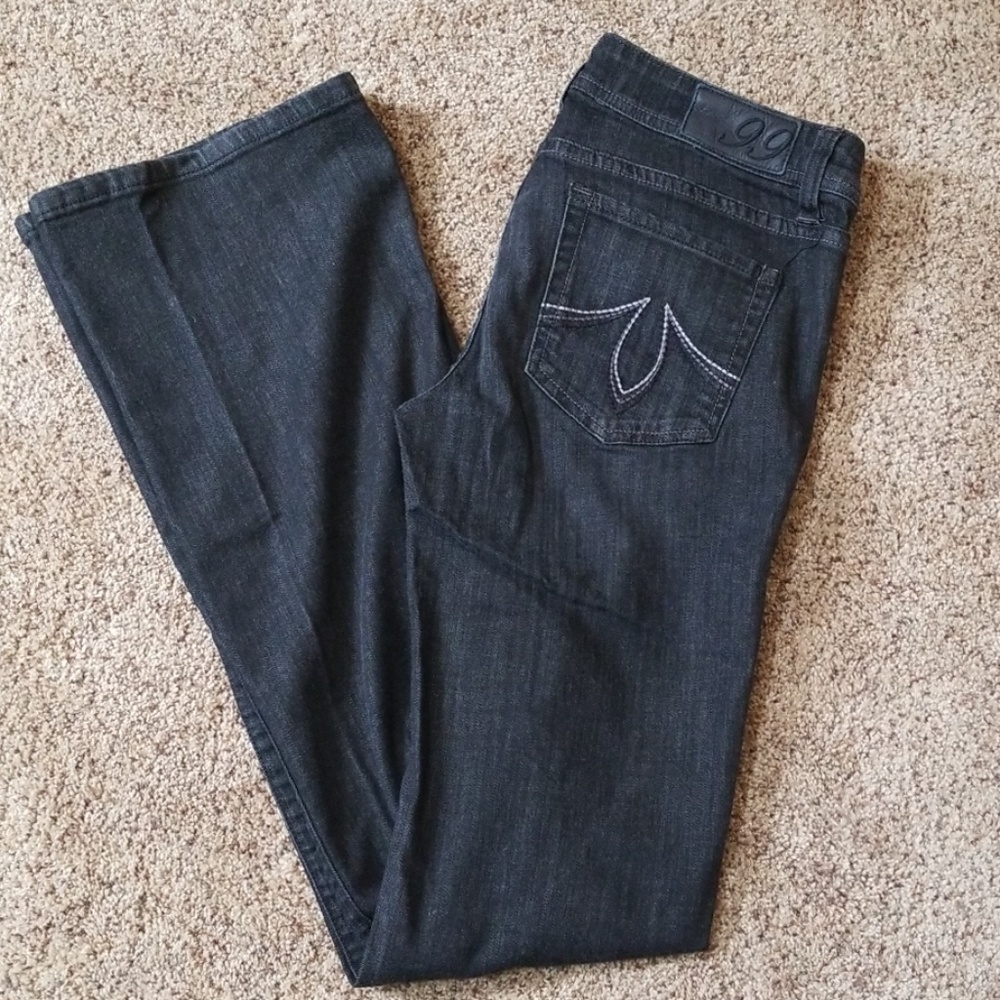 Level 99 black boot cut jeans